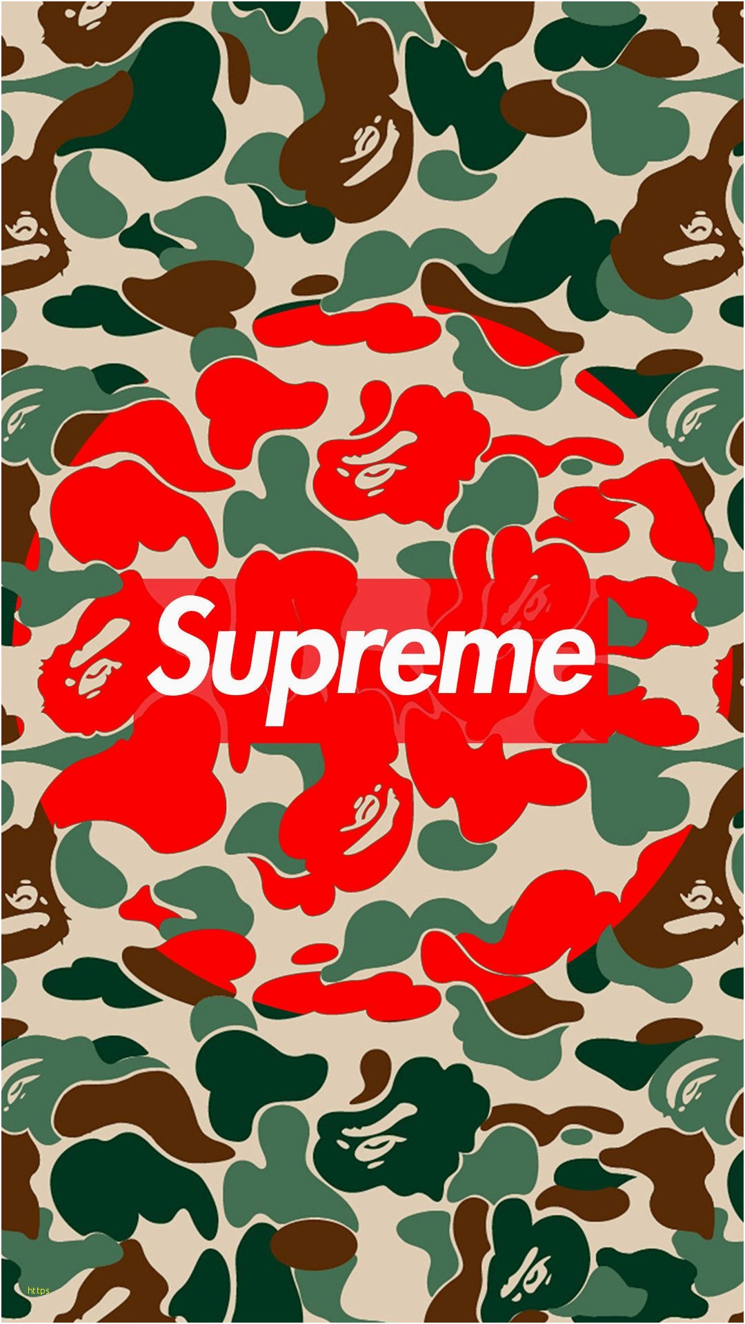 Supreme X ア ベイシング エイプ Iphone Wallpapers