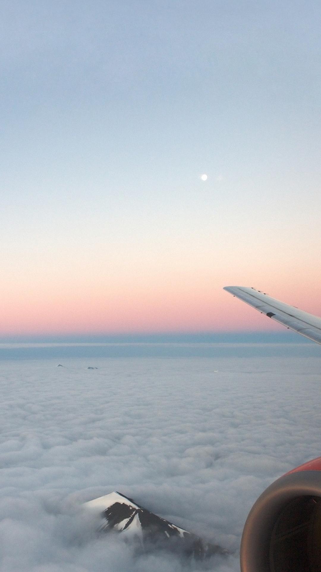 飛行機から見た雲の海 Iphone Wallpapers