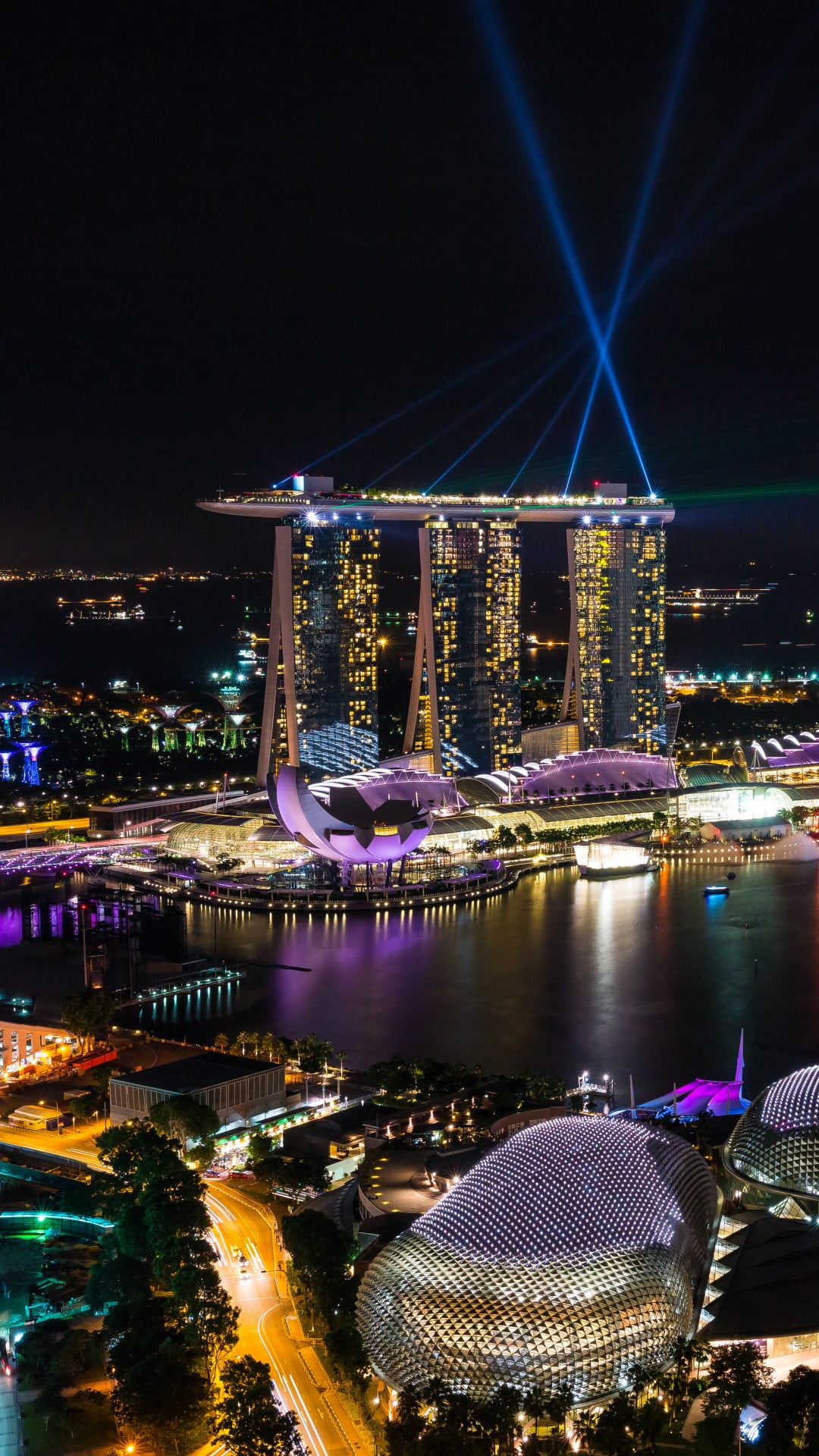 シンガポールの夜景 Iphone Wallpapers