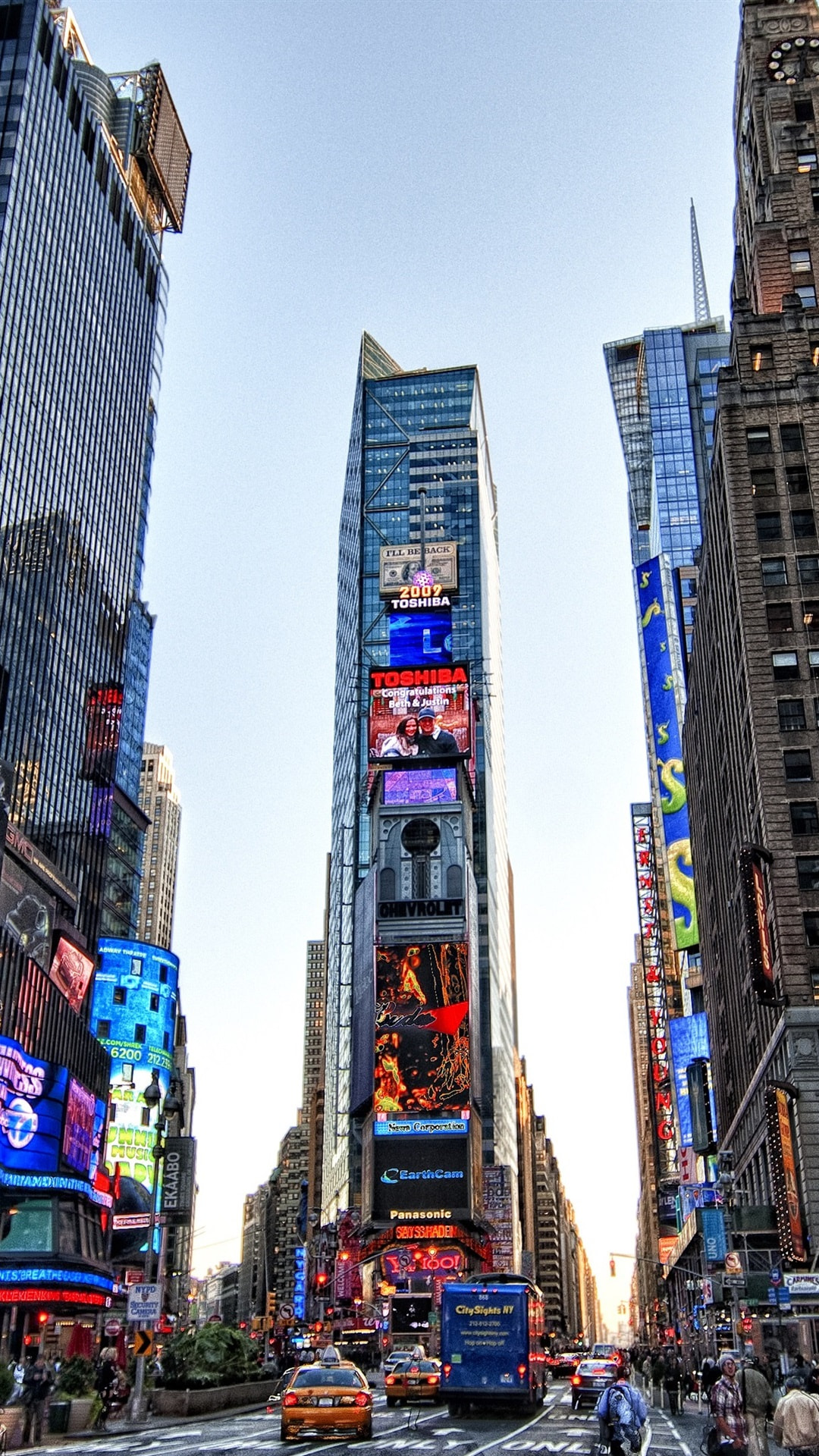 ニューヨーク タイムズスクエア Iphone Wallpapers